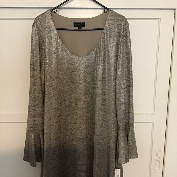 Connected Apparel Women's Metallic Dress - Picture 1 of 3